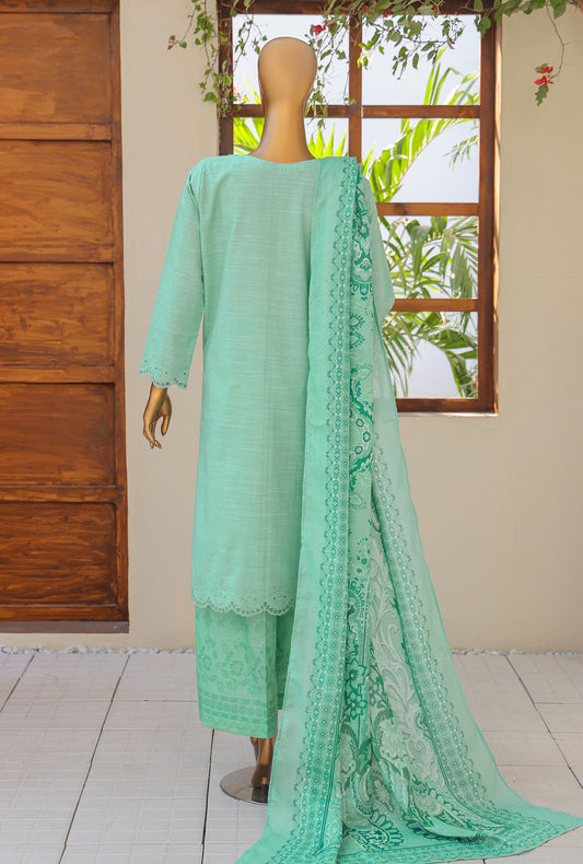 Khaddar by HZ Textiles Embroidered Khaddar Suit Unstitched 3 Piece - KCP - 03