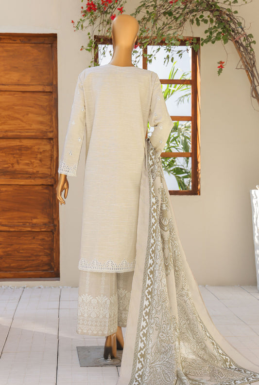 Khaddar by HZ Textiles Embroidered Khaddar Suit Unstitched 3 Piece - KCP - 06
