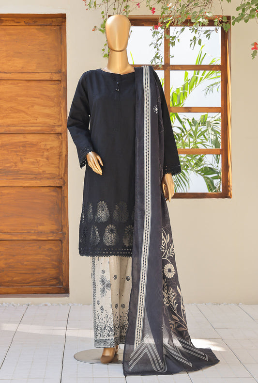Khaddar by HZ Textiles Embroidered Khaddar Suit Unstitched 3 Piece - KCP - 08