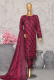 Khaddar Co Ords by HZ Textiles Embroidered Khaddar Suit Unstitched 3 Piece KCP - 3063