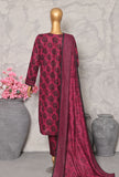 Khaddar Co Ords by HZ Textiles Embroidered Khaddar Suit Unstitched 3 Piece KCP - 3063