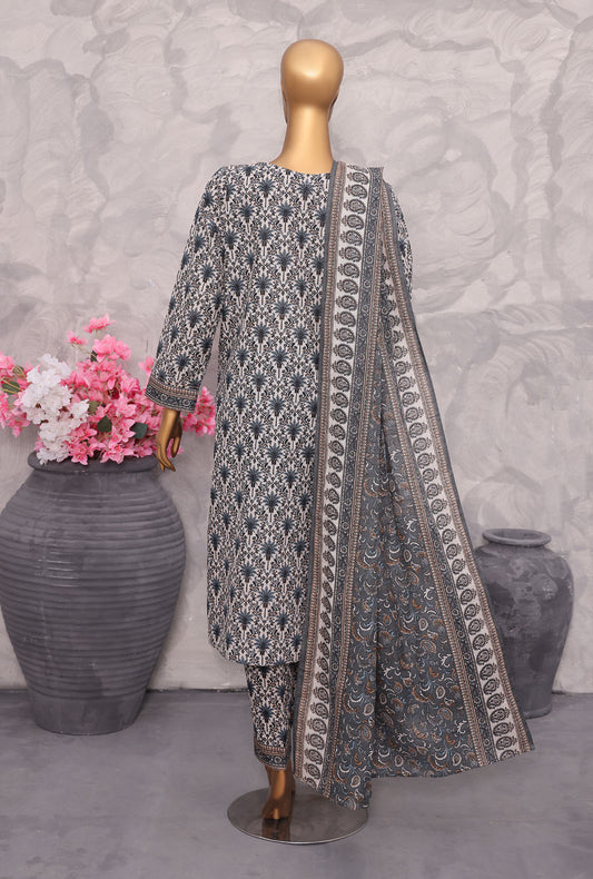 Khaddar Co Ords by HZ Textiles Embroidered Khaddar Suit Unstitched 3 Piece KCP - 3069