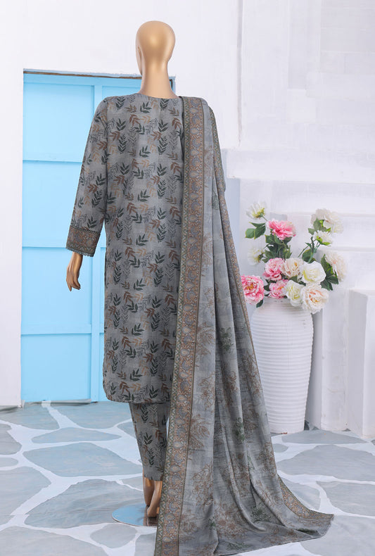 Khaddar Co Ords by HZ Textiles Embroidered Khaddar Suit Unstitched 3 Piece KCP - 3071