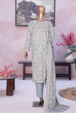 Dhagakari by HZ Textiles Embroidered Khaddar Suit Unstitched 3 Piece KDE - 3368