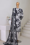 Khaddar Chikankari by HZ Textiles Embroidered Khaddar Suit Unstitched 3 Piece - KEC-107 - Winter Collection
