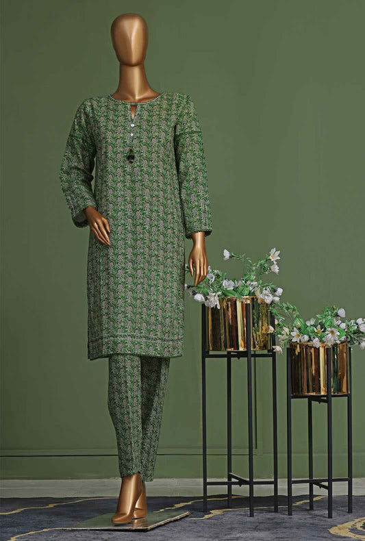 2 Piece Stitched -Basics Printed Khaddar Suit - KPC-902 V2