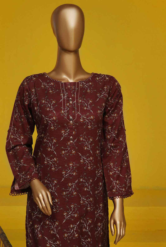 2 Piece Stitched -Basics Printed Khaddar Suit - KPC-908 V2