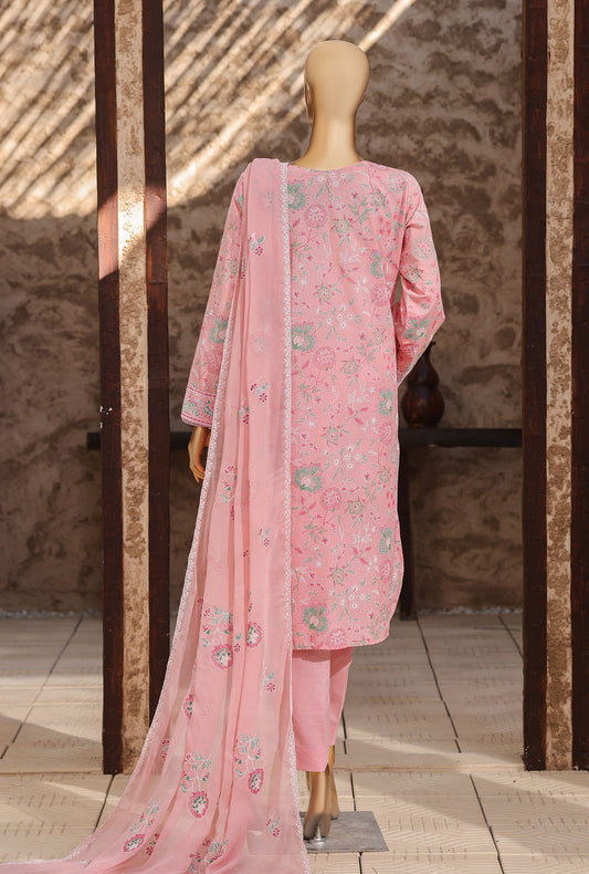 Libas e Khas by HZ Textiles Embroidered Karandi Suit Unstitched 3 Piece KPP - 7026