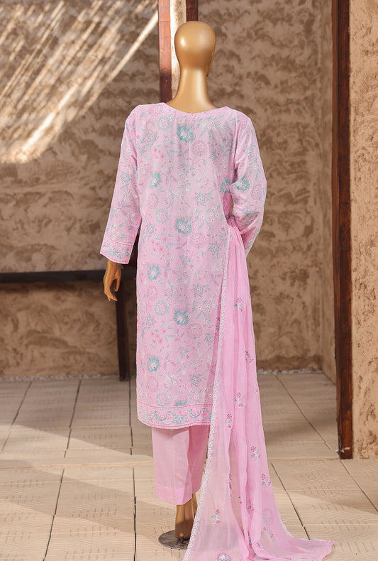 Libas e Khas by HZ Textiles Embroidered Karandi Suit Unstitched 3 Piece KPP - 7022