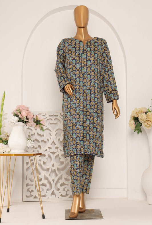 2 Piece Unstitched -Khaddar Separates Printed Suit - KSP-21B