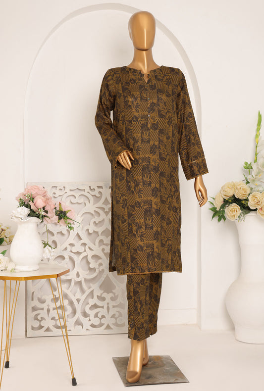 2 Piece Unstitched -Khaddar Separates Printed Suit - KSP-22B