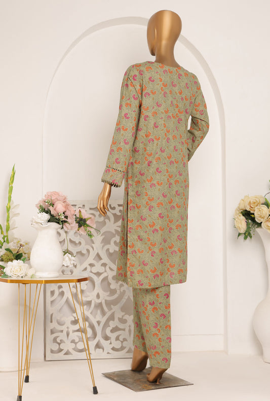 2 Piece Unstitched -Khaddar Separates Printed Suit - KSP-23B