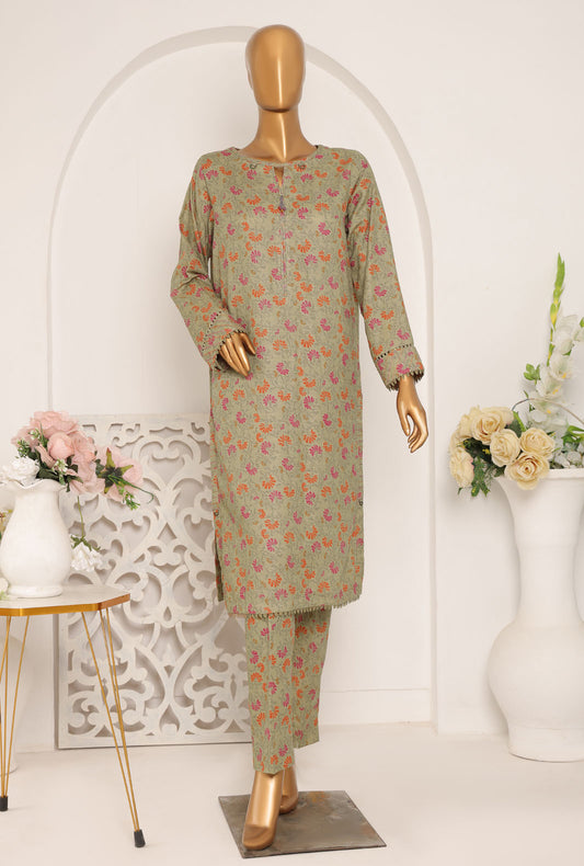 2 Piece Unstitched -Khaddar Separates Printed Suit - KSP-23B