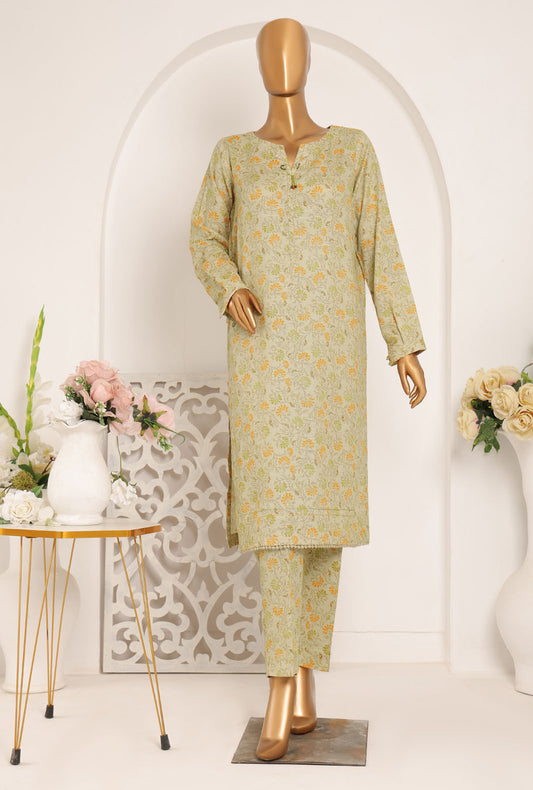 2 Piece Unstitched -Khaddar Separates Printed Suit - KSP-23A