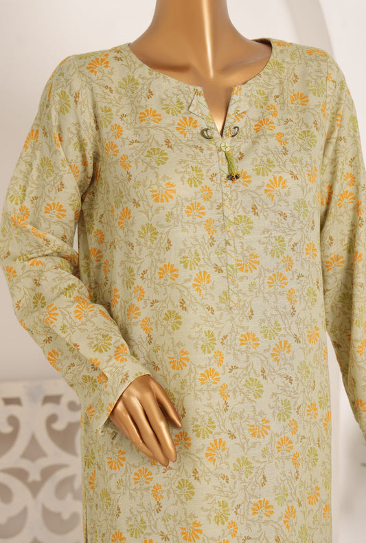 2 Piece Unstitched -Khaddar Separates Printed Suit - KSP-23A