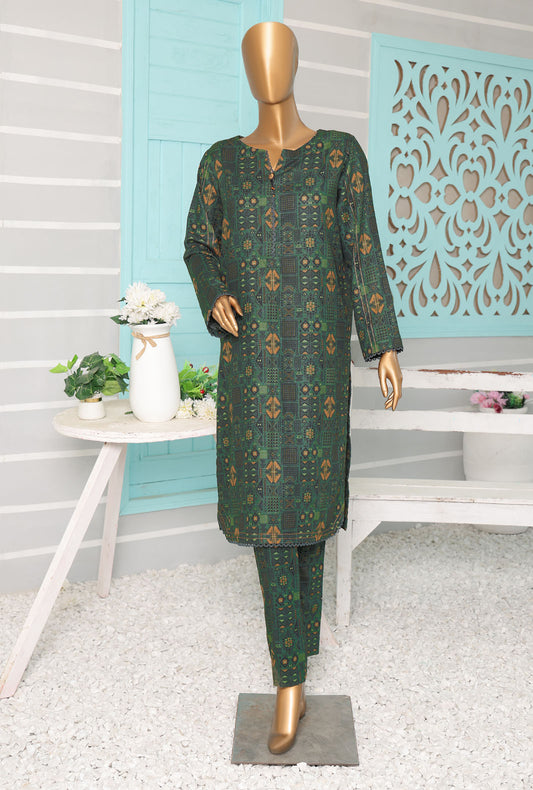 2 Piece Unstitched -Khaddar Separates Printed Suit - KSP-24