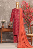 Khaddar Separates by HZ Textiles Printed Khaddar Suit Unstitched 3 Piece KSP - 3422