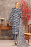 Khaddar Separates by HZ Textiles Printed Khaddar Suit Unstitched 3 Piece KSP - 3426