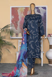 Linen Wintry by HZ Textiles Printed Linen Suit Unstitched 3 Piece LCP-1316 Vol-4 - Winter Collection