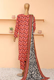Linen Wintry by HZ Textiles Printed Linen Suit Unstitched 3 Piece LCP-203 Vol-4 - Winter Collection