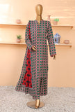 Linen Wintry by HZ Textiles Printed Linen Suit Unstitched 3 Piece LCP-205 Vol-4 - Winter Collection