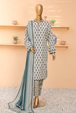 Linen Wintry by HZ Textiles Printed Linen Suit Unstitched 3 Piece LCP-208 Vol-4 - Winter Collection