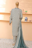 Linen Wintry by HZ Textiles Printed Linen Suit Unstitched 3 Piece LCP-208 Vol-4 - Winter Collection