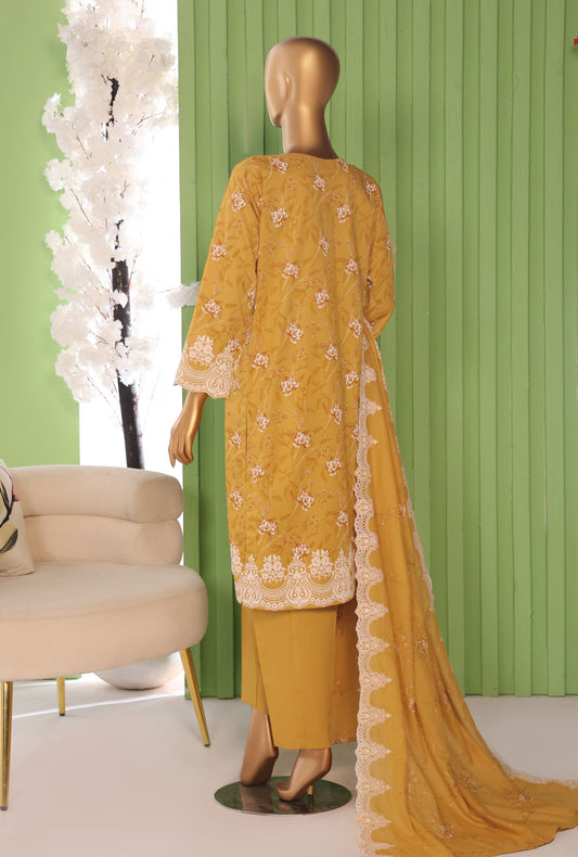 Libas e Khas by HZ Textiles Embroidered Karandi Suit Unstitched 3 Piece LKE - 104