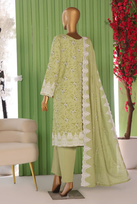 Libas e Khas by HZ Textiles Embroidered Karandi Suit Unstitched 3 Piece LKE - 106