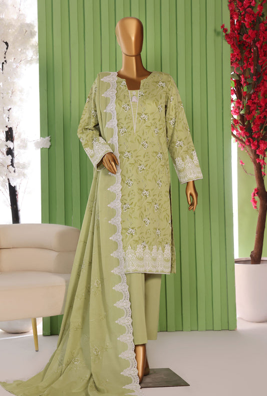 Libas e Khas by HZ Textiles Embroidered Karandi Suit Unstitched 3 Piece LKE - 106