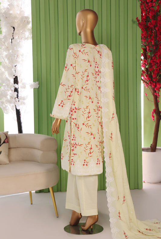 Libas e Khas by HZ Textiles Embroidered Karandi Suit Unstitched 3 Piece LKE - 107