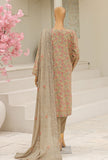 Libas e Khas by HZ Textiles Embroidered Karandi Suit Unstitched 3 Piece LKE - 7029