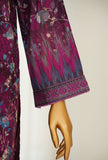 Printkari Prints by HZ Textiles Printed Suit Chikankari Stitched 3 Piece LPK-3P-505 Plum Vol-04 - Ready To Wear
