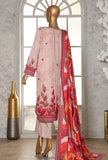 Linen Slub by HZ Textiles Printed Linen Suit Unstitched 3 Piece LSD-303 - Winter Collection