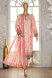 Linen Slub by HZ Textiles Printed Linen Suit Unstitched 3 Piece LSD-305 - Winter Collection