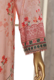Linen Slub by HZ Textiles Printed Linen Suit Unstitched 3 Piece LSD-305 - Winter Collection