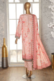 Linen Slub by HZ Textiles Printed Linen Suit Unstitched 3 Piece LSD-305 - Winter Collection
