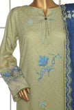 Linen Slub by HZ Textiles Printed Linen Suit Unstitched 3 Piece LSD-306 - Winter Collection