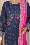 Linen Slub by HZ Textiles Printed Linen Suit Unstitched 3 Piece LSD-308 - Winter Collection
