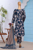 Linen Wintry by HZ Textiles Printed Linen Suit Unstitched 3 Piece LW-5062 Vol 03