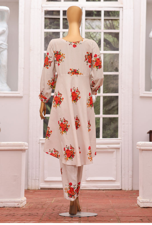 Linen Wintry Co Ords by HZ Textiles Printed Linen Suit Unstitched 2 Piece LWC-5079