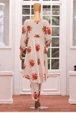 Linen Wintry Co Ords by HZ Textiles Printed Linen Suit Unstitched 2 Piece LWC-5079