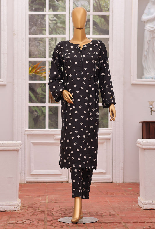 Linen Wintry Co Ords by HZ Textiles Printed Linen Suit Unstitched 2 Piece LWC-5083
