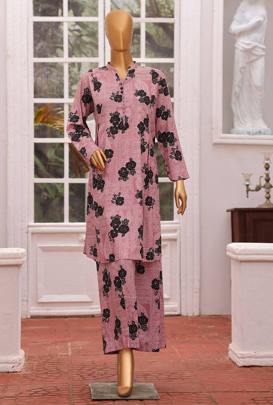 Linen Wintry Co Ords by HZ Textiles Printed Linen Suit Unstitched 2 Piece LWC-5085