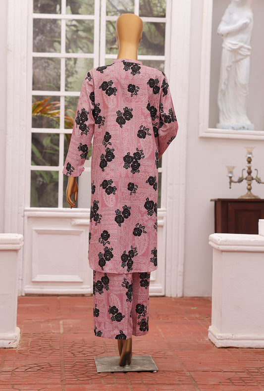 Linen Wintry Co Ords by HZ Textiles Printed Linen Suit Unstitched 2 Piece LWC-5085