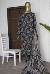 3 Piece Unstitched - Digital Printed Linen Suit - LWP-1128