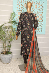 3 Piece Unstitched - Digital Printed Linen Suit - LWP-1129