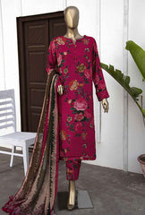 3 Piece Unstitched - Digital Printed Linen Suit - LWP-1130