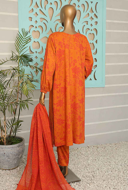 3 Piece Unstitched - Digital Printed Linen Suit - LWP-1132