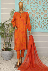 3 Piece Unstitched - Digital Printed Linen Suit - LWP-1132